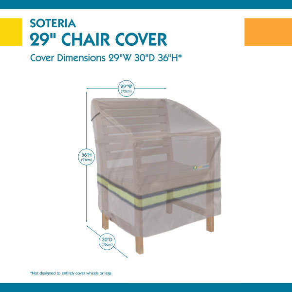 29 in. Duck Covers Soteria Patio Chair Cover - Image 2